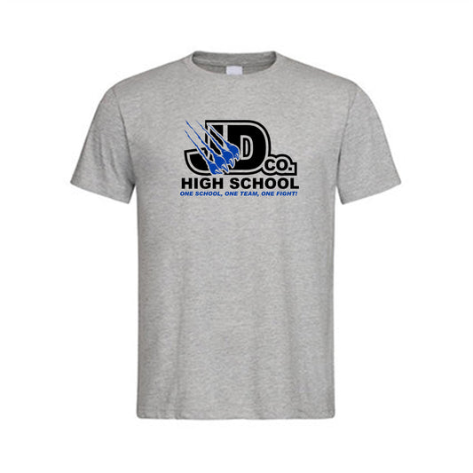 JD CO Spirit Gray Ultra Cotton Short Sleeve T-shirt