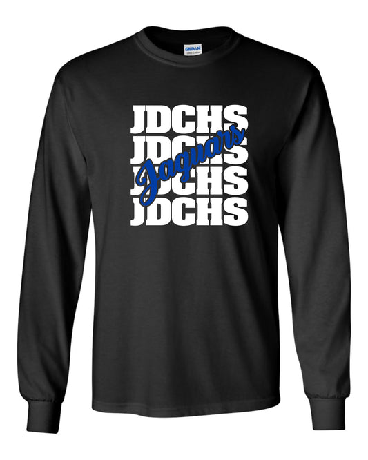 JDCHS Repeat Spirit Ultra Cotton Long Sleeve T-shirt Black