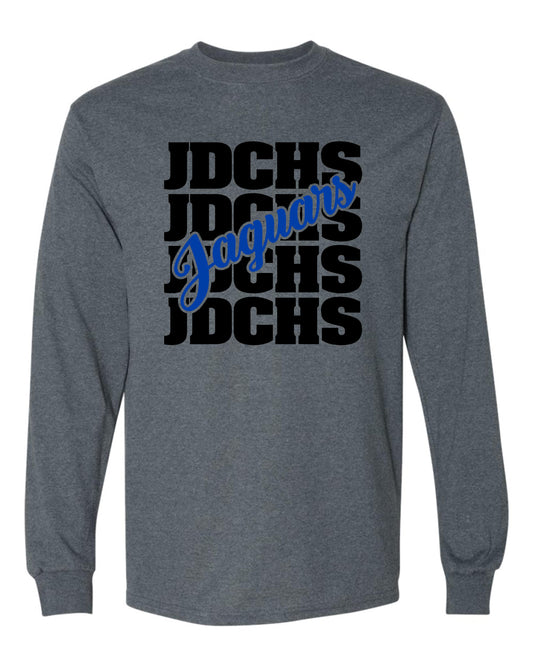 JDCHS Repeat Spirit Ultra Cotton Long Sleeve T-shirt Gray